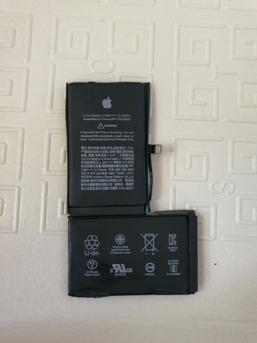 Батарея 100% на айфон 10 xs max