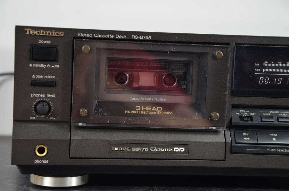 Magnetofon kasetowy Technics RS-B755 czarny Chechło Pierwsze • OLX.pl