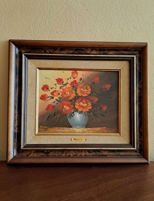 Pintura a óleo sobre tela