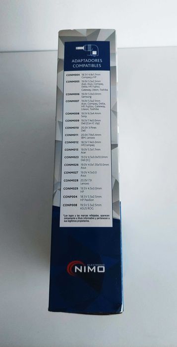 Fonte de alimentação Universal AD-8200 de 180W da Nimo