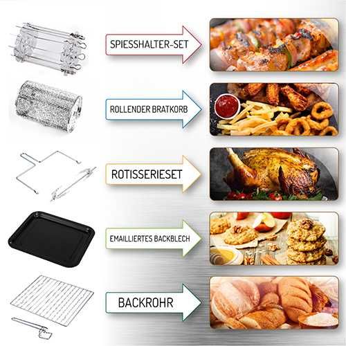 Аерофритюрниця мультипіч 8в1 Adler AD 6309 2500 Вт