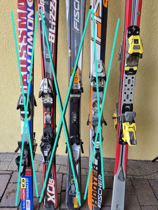 Narty Fischer ,Salomon, Blozzard