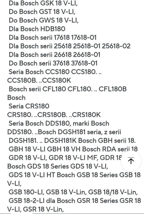 Akumulator do Bosch GBA 18V