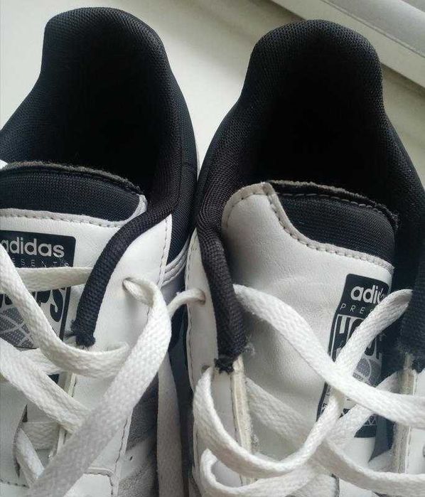 Оригінал. 29 см. кросівки чоловічі adidas hoops 3.0 low white ig7914