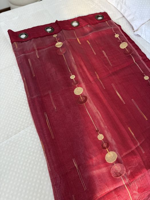 Cortinados Bordô (x2)