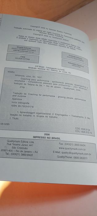 Coaching para Performance - John Whitmore