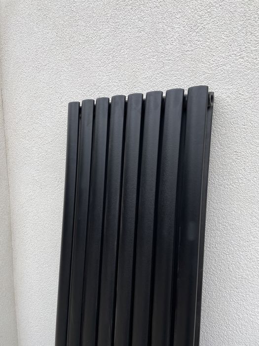 Топ цена! Вертикальный радиатор отопления Rimini II 8/1800 черный