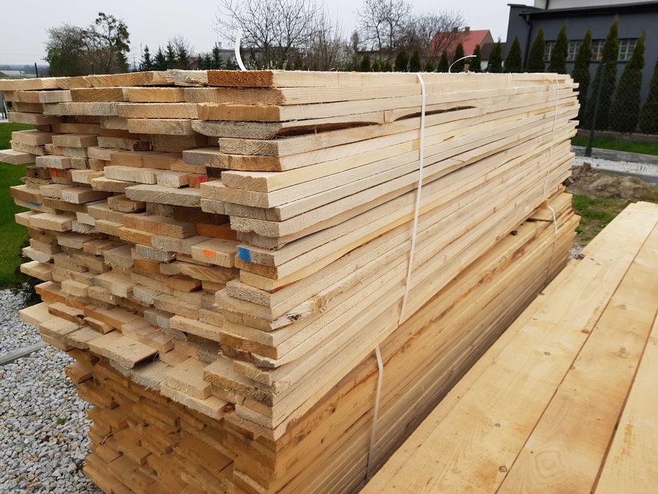 Więźba dachowa drewno konstrukcyjne kantówki ŚLĄSK