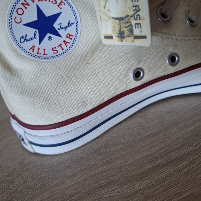 Nowe Converse Chuck Taylor All Star trampki wysokie high top ecru 36.5