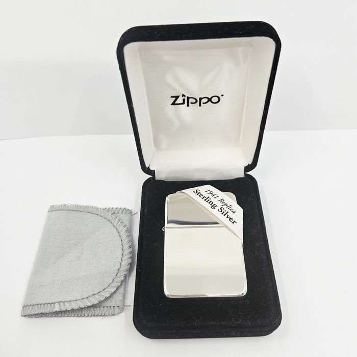 Zapalniczka Zippo 1941 Replica Polished Sterling Silver Srebrna Replika 1941  60001171