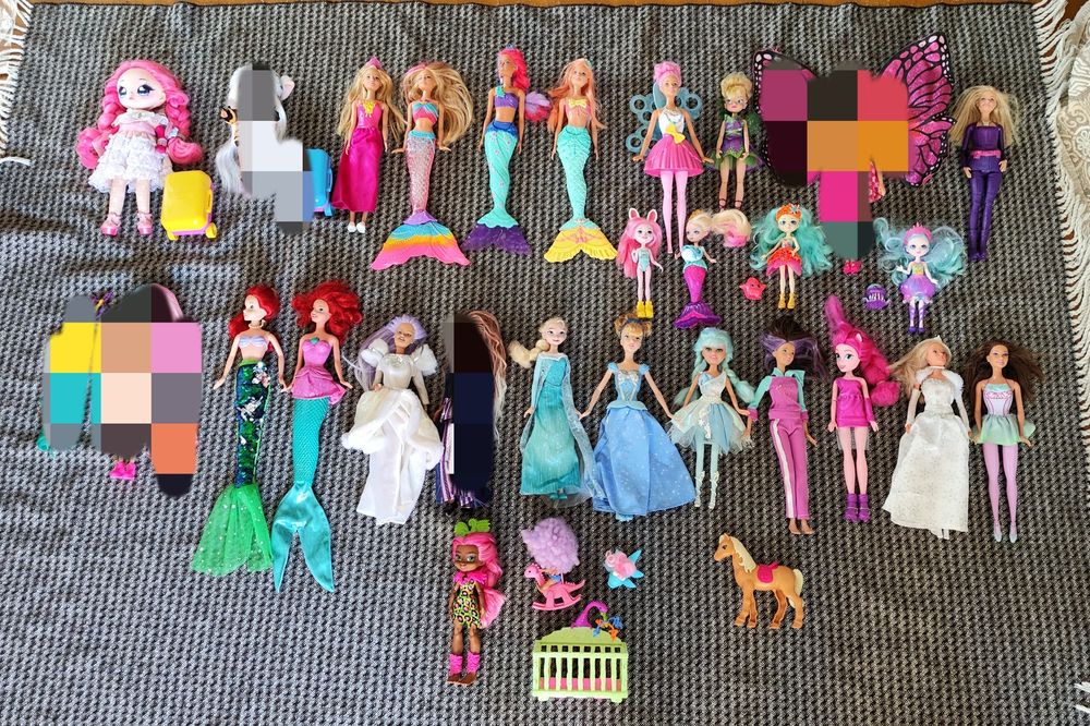 Барбі, на на на сюрприз , печерний клуб, енчантималс