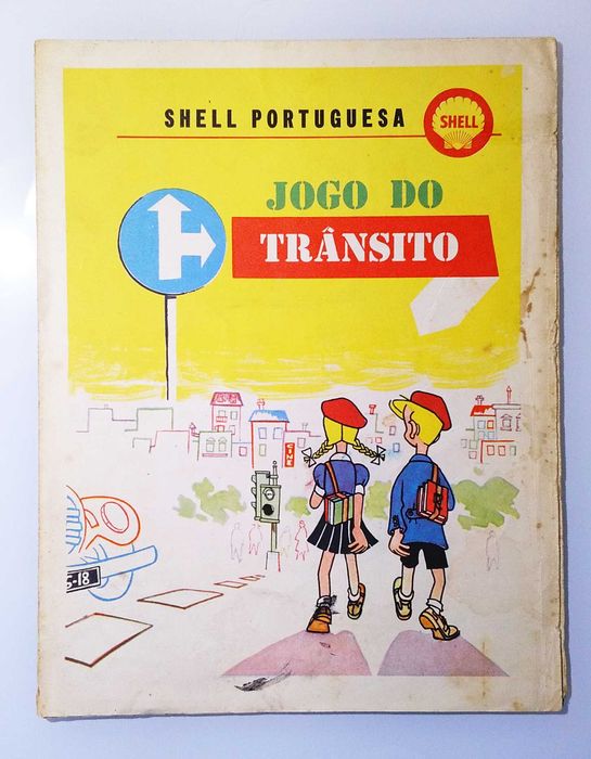 Antigo "Jogo do Transito" oferta Shell Portuguesa ~ Anos 60 ~ RARO