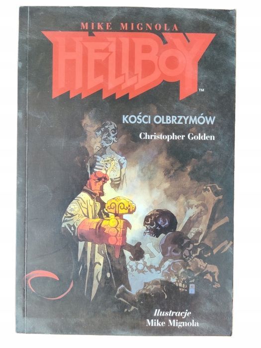 Hellboy Kości Olbrzymów Christopher Golden Komiks Mike Mignola Egmont