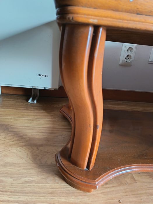 Mesa suporte  TV em Mármore e Madeira