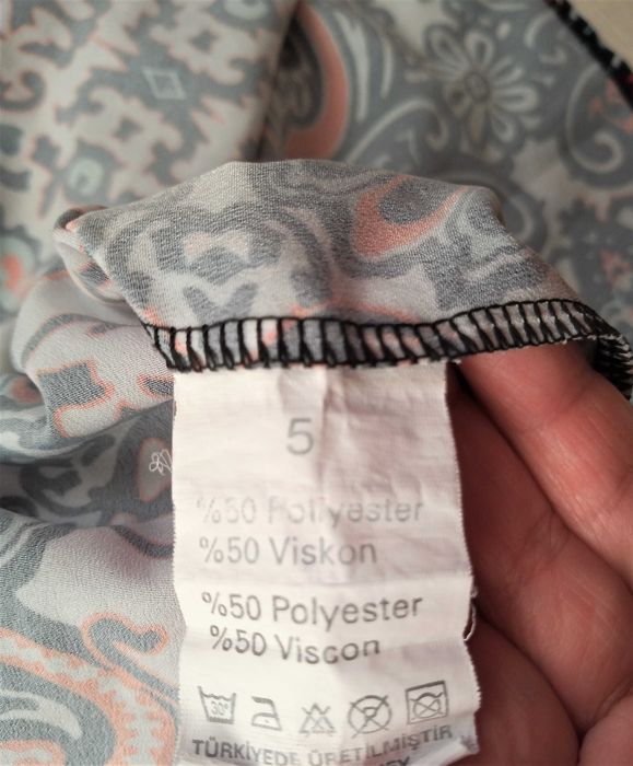 Długa koszula etniczna boho 50%wiskoza 2XL