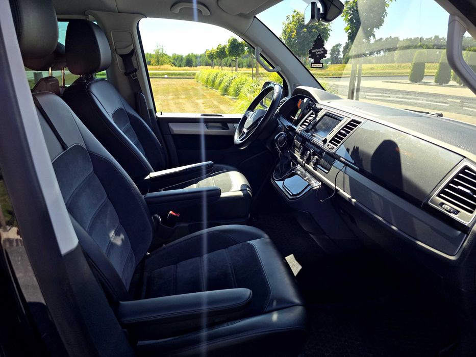 Wynajem Busa premium VW Multivan t-6 w wersi long , 7 osobowy.