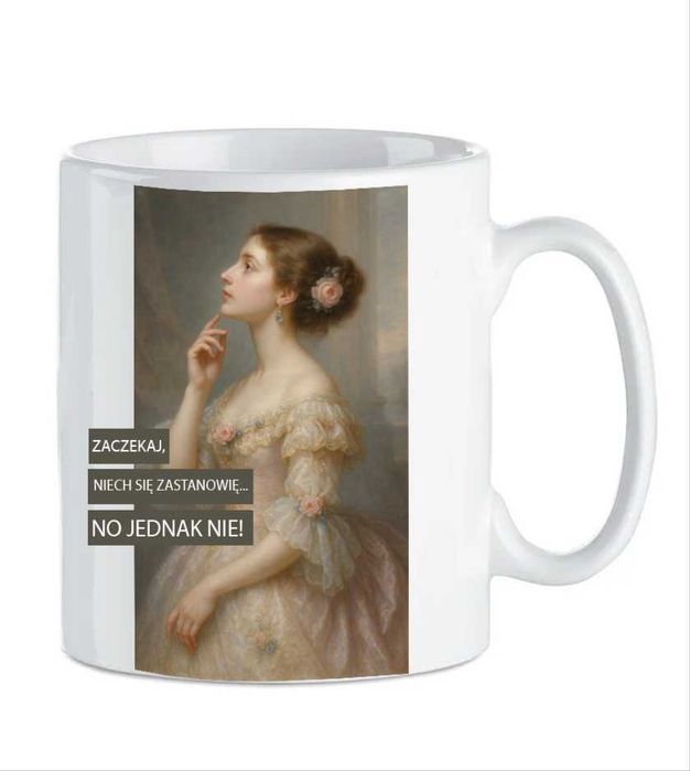 Kubek Art, No jednak nie , Kubek Vintage Art , Korpo Mem Nowy