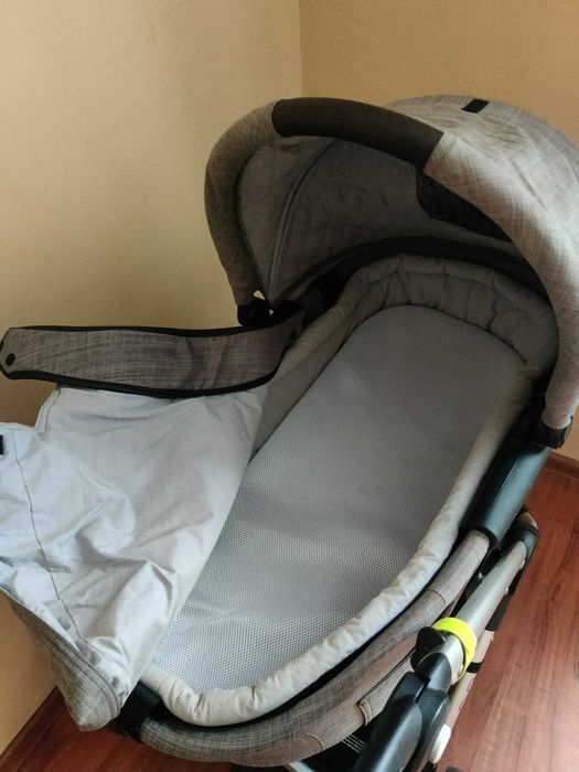 Wózek Mutsy Evo Farmer 2 w 1  gondola + spacerówka + torba + śpiworek