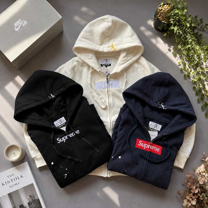 Supreme x Maison Margiela зіп-худі — котон, фліс | Supreme x Maison Margiela зип-худи — котон, флис S–XL