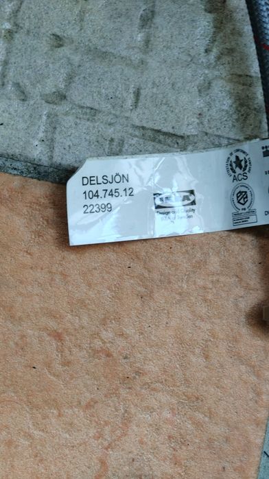 Bateria kuchenna IKEA z serii DELSJÖN w kolorze złotym JAK NOWA