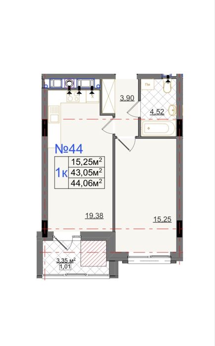 Продаж 1кім квартири вул. Очеретяна (Грінченка)