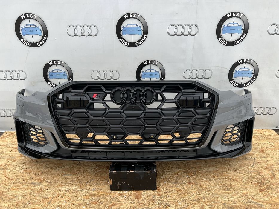 Бампер Audi A6 C8 ( 2018-2025 ) рест Бампер передній ауді а6 ц8