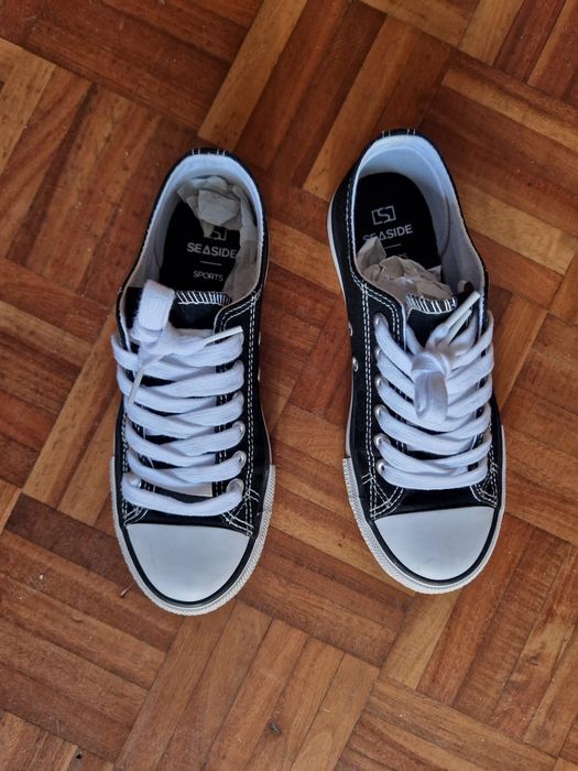 Sapatilhas Seaside preto - estilo all star