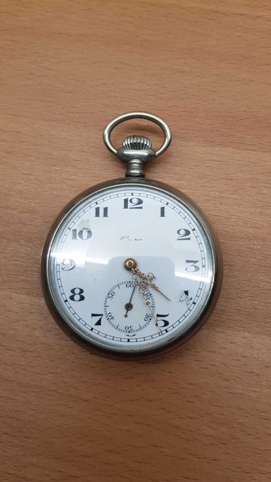 Stary zegarek kieszonkowy Alpina mechanizm Junghans