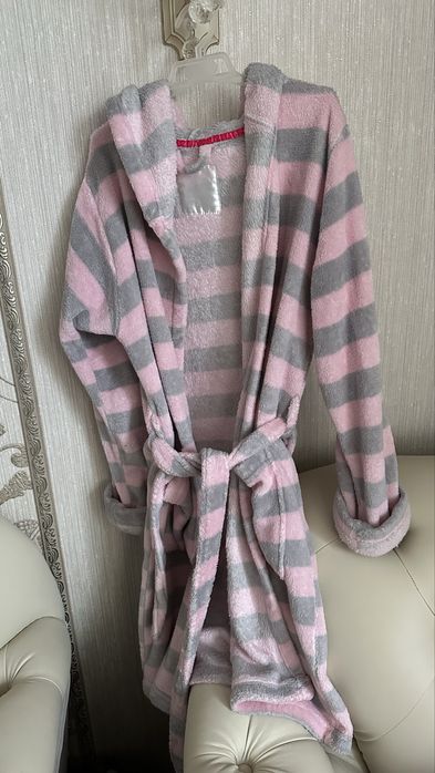 Халат махровий теплий з капюшоном