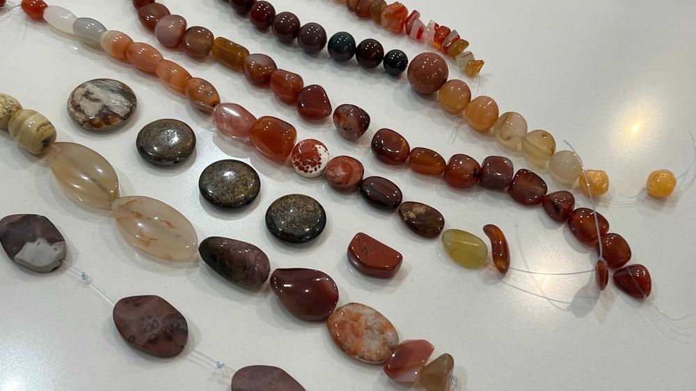 lote de 48 pedras / fiadas