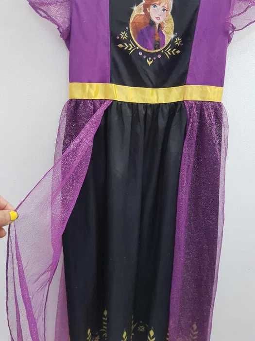 Sukienka przebranie Anna Kraina Lodu rozmiar 128 134 cm. GP034