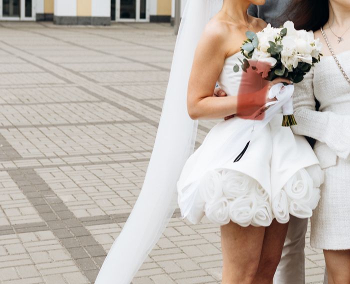 весільна/вечірня сукня міні