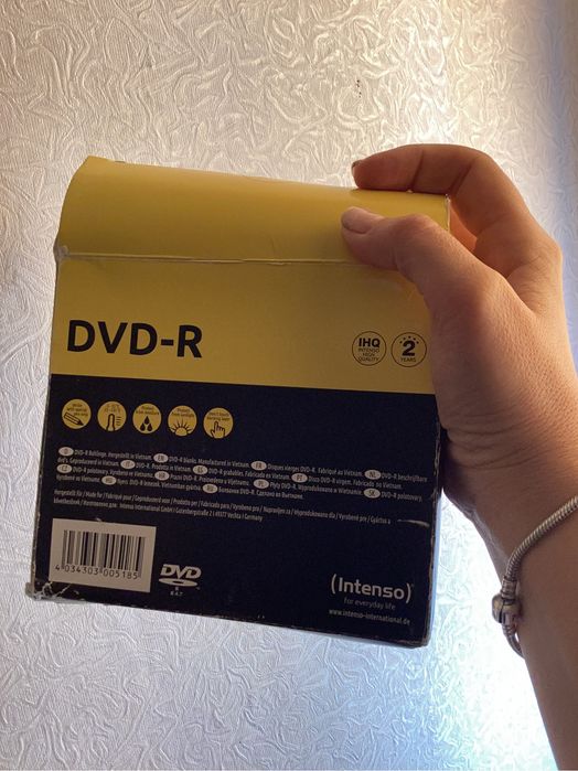 Пусті диски, 10 шт, Intenso