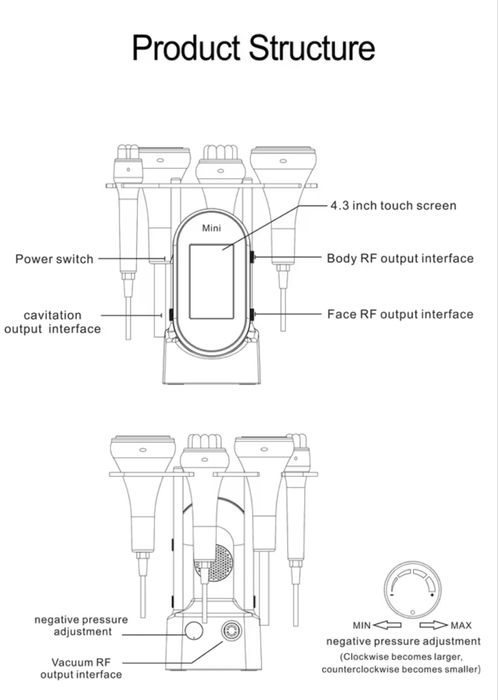 Многофункциональный RF + EMS аппарат для лица и тела