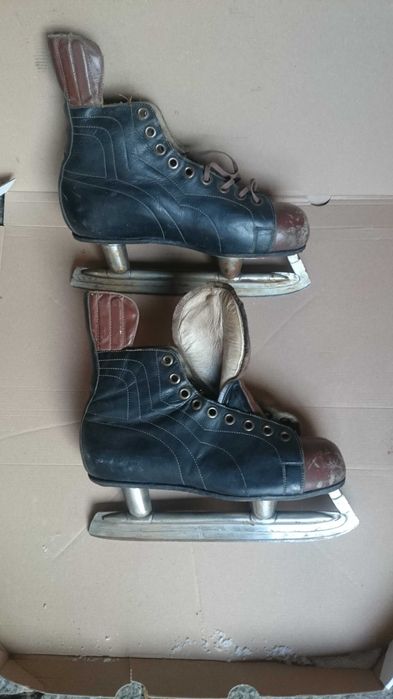 Łyżwy polskie hokej, już klasyka, zabytek [ ? ]