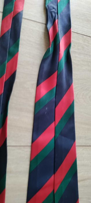Wielobarwny, kolorowy krawat męski w paski