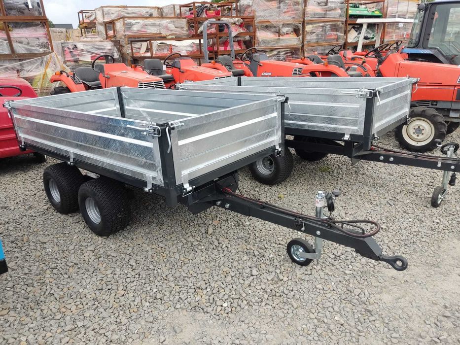 przyczepa ogrodowa nowa solidna transportowa ogrodu ogródka warzywnika