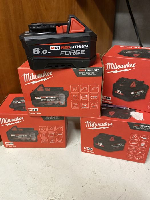 Akumulator milwaukee m18 FB8 i FB6 oryginalne