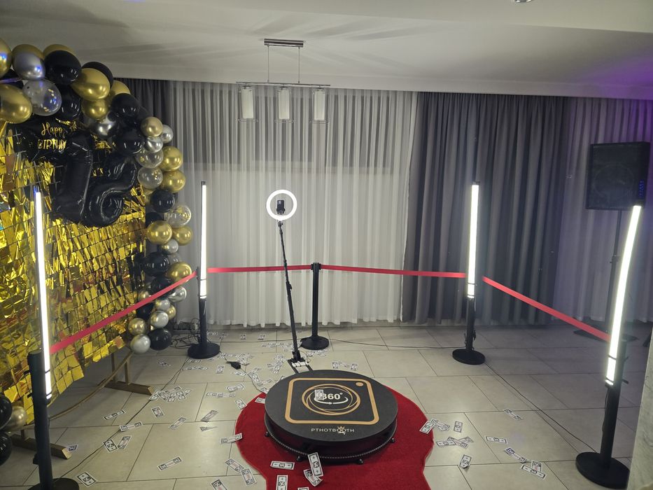 FotoBudka 360° FotoBox do wynajecia na każdą okoliczność z akcesoriami