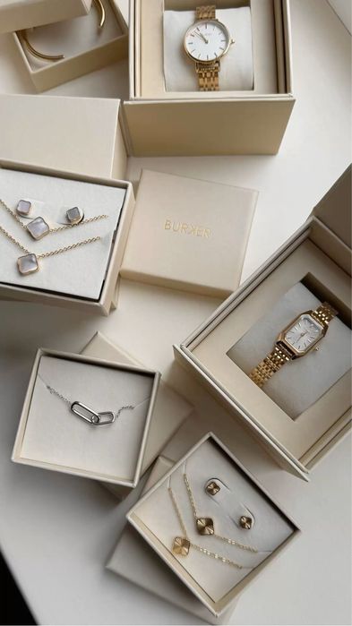 Годинник Burker Isabell Gold White