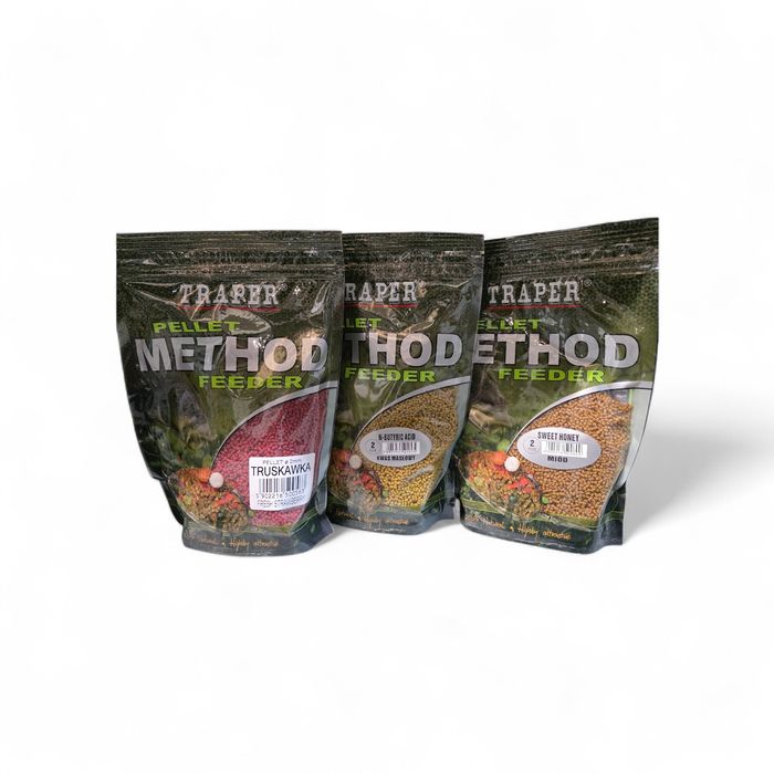 Zestaw traper3 x pellet method feeder