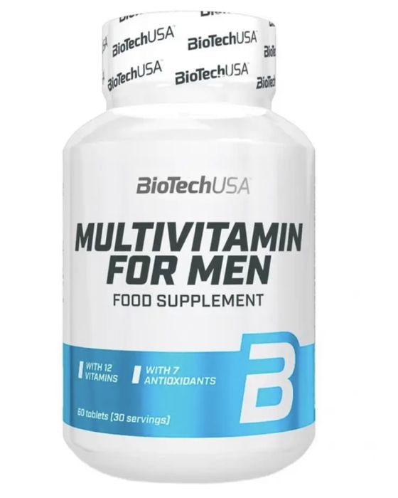 Biotech USA Multivitamin for Men 60таб, вітамінний комплекс для мужчин