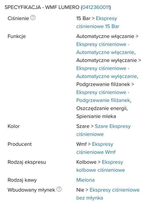Ciśnieniowy ekspress do kawy