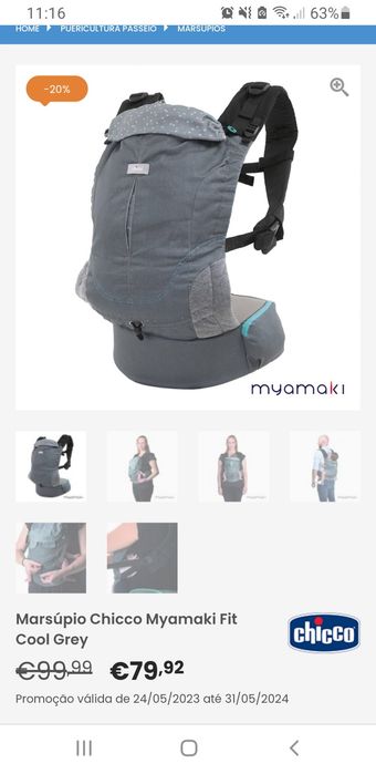 Marsúpio chicco - Myamaki Fit