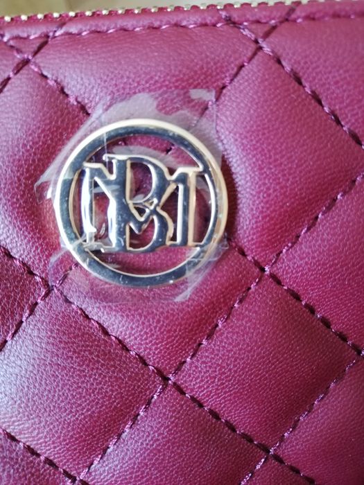 Portfel ze skóry Badgley Mischka, saszetka Badgley Mischka