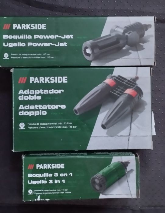 Máquina limpeza Pressão 135 Bar Parkside + acessórios