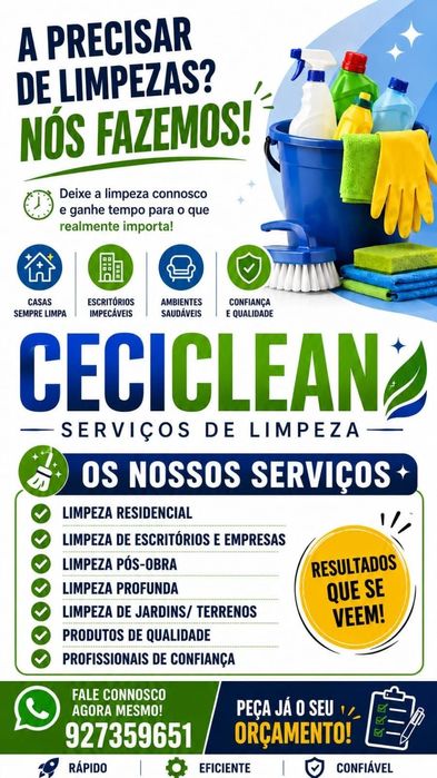 Serviços de limpeza