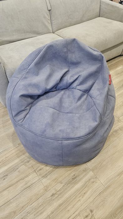Puff cor cinzento