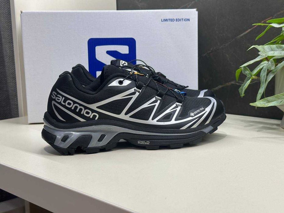 АКЦІЯ! Кросівки Salomon XT-6 Adv Gore-Tex Black Silver 40 - 46  ТЕРМО