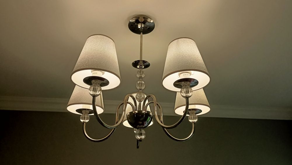 Lampa wisząca zwis ALFA EMMANUELLE 16715 Glamour